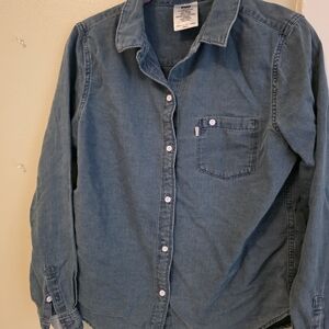 Levi's Blue Denim Button-Down Shirt